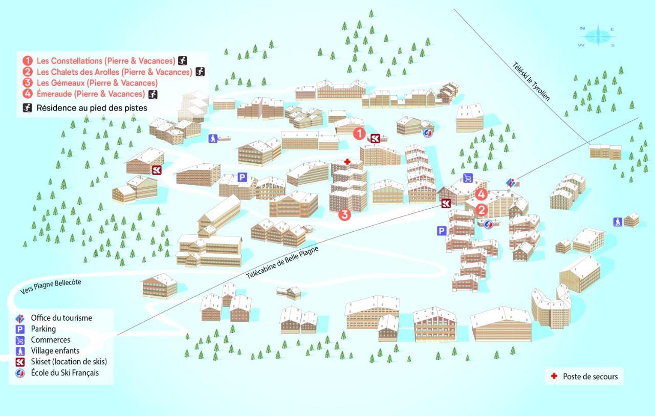 Residence Pierre & Vacances Emeraude La Plagne Εξωτερικό φωτογραφία